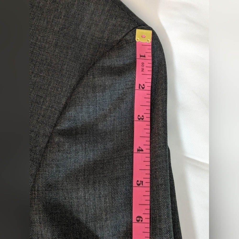 J. Crew N.Y. Ludlow Dark Grey Italian Wool Blazer Size 40R - Picture 13 of 16